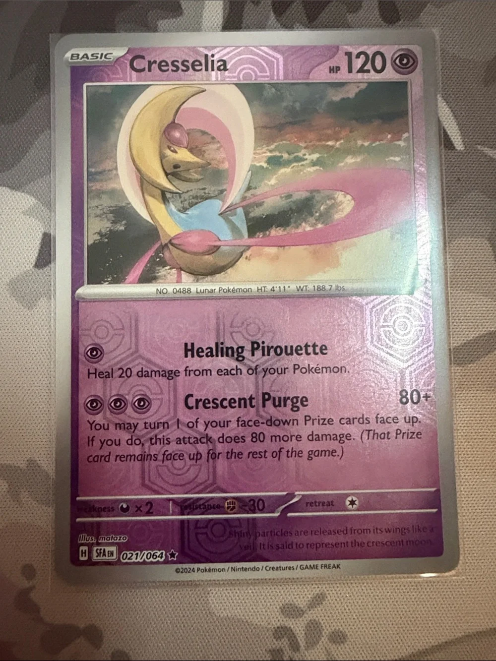 Cresselia Character Holo Reverse Holo Pokémon Card Lot 🌙 | 3 Cards ✨5/$25✨